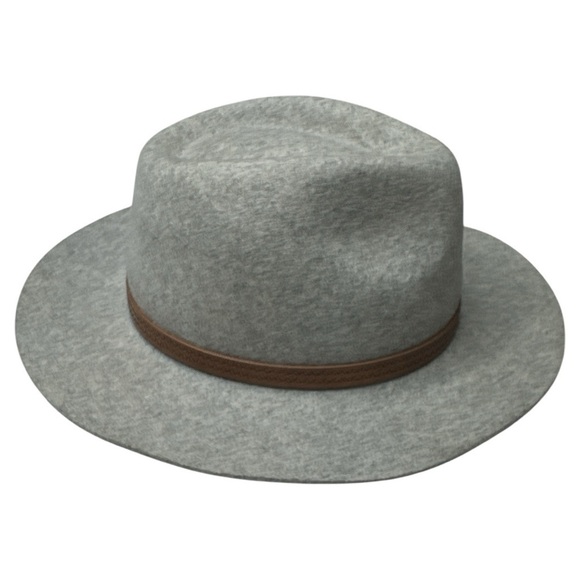 Kooringal Wool Felt Gray Kallie Safari Fedora Hat OS - Picture 4 of 13